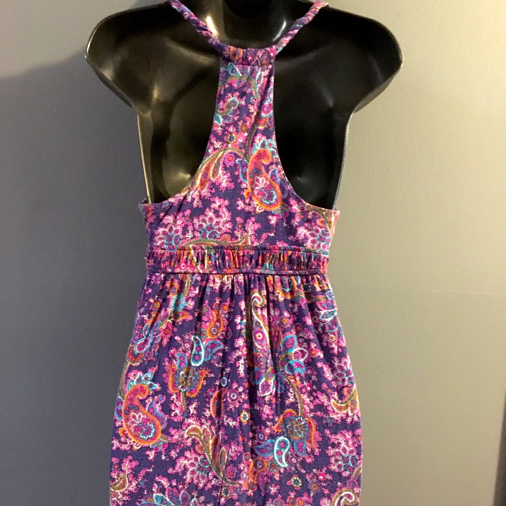Long maxi paisley print dress - Picture 4 of 9